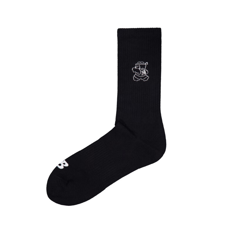 New Balance Attraction Lifestyle Illustration Collection Crew Socks Unisex 1 Pack Black