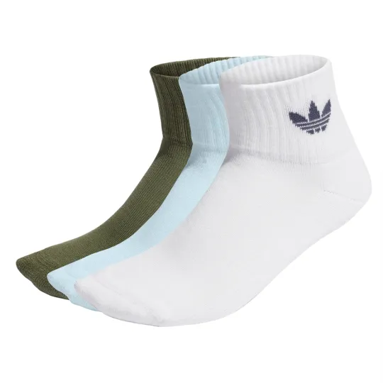 Adidas Originals Ankle Socks Unisex 3 Pack White