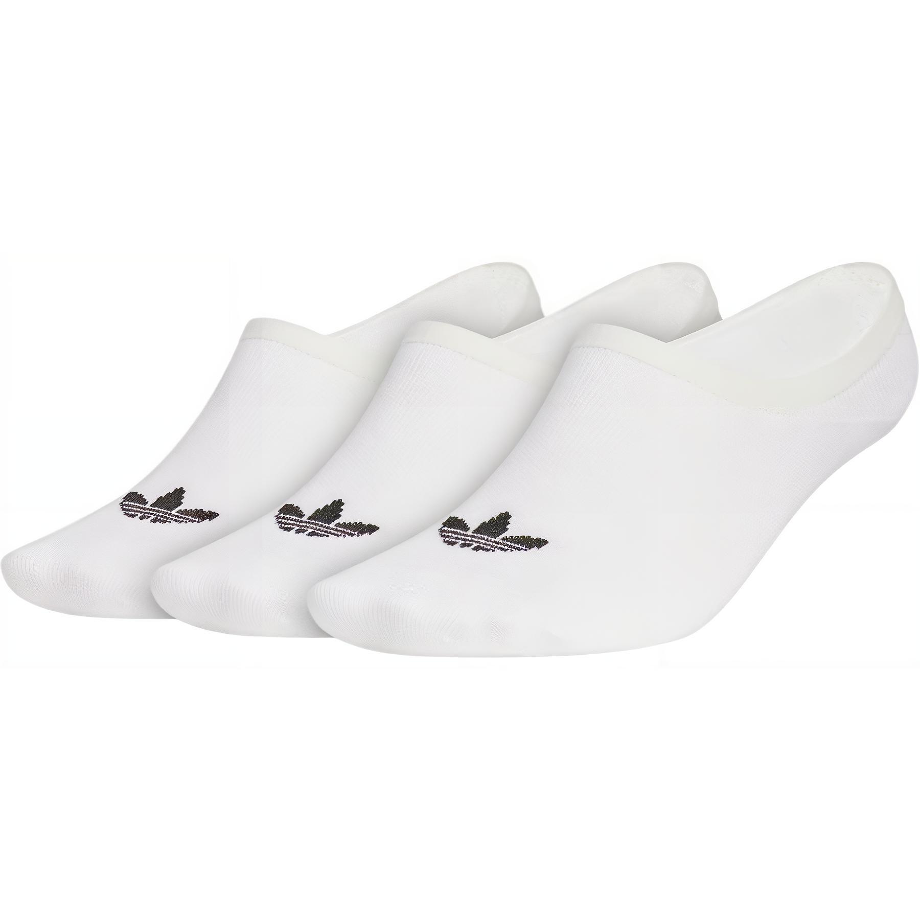 Adidas Originals No Show Socks Unisex 3 Pack White