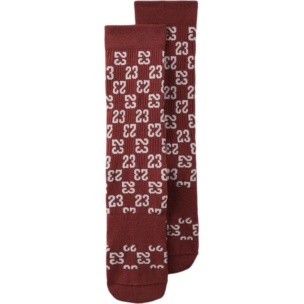 Jordan Crew Socks Unisex 1 Pack Fir Wood Red