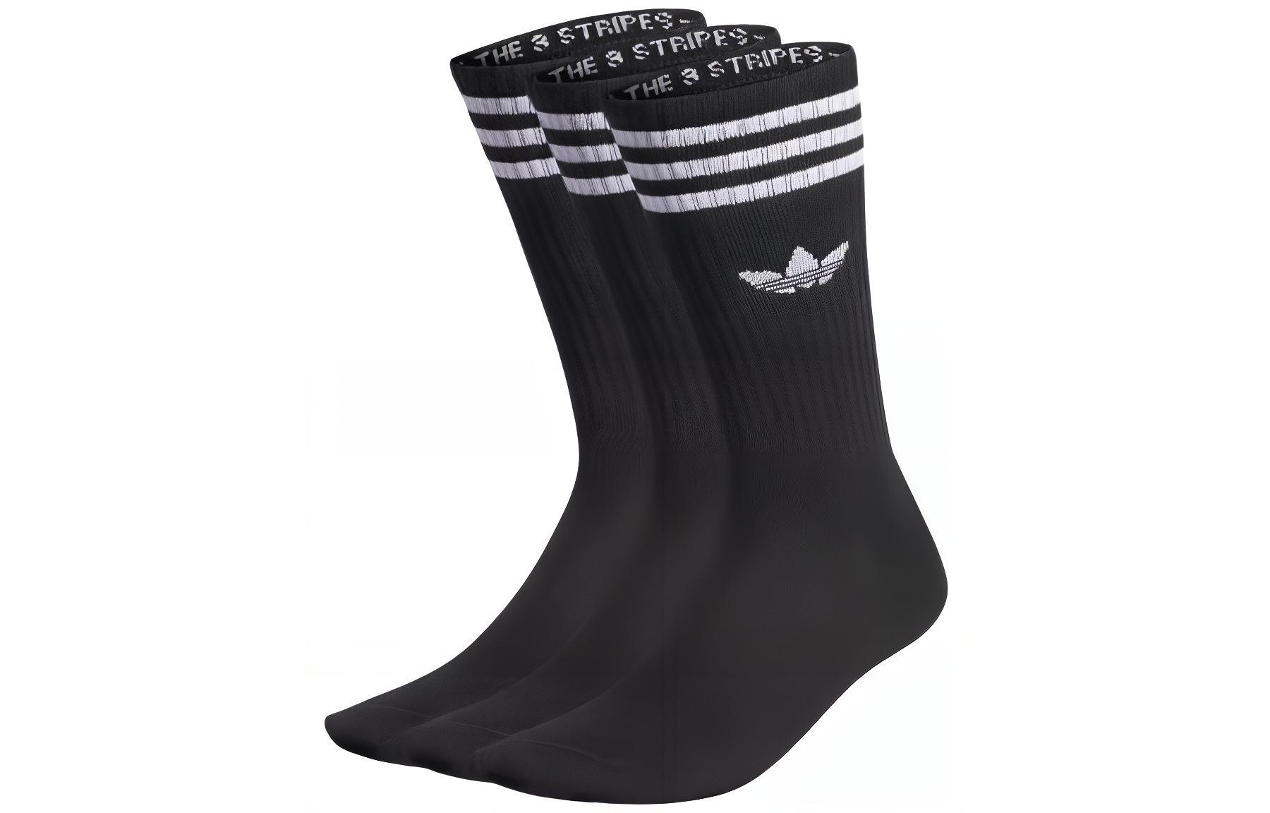 Adidas Crew Socks Men’s 3 Pack Black