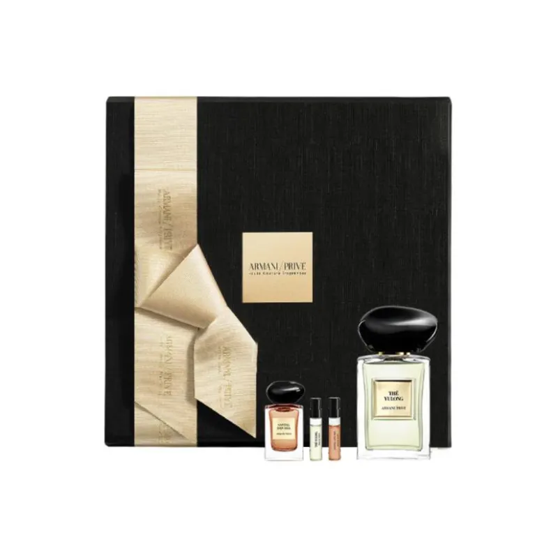 Armani, dragon-shaped decoration, mountain oolong tea, gift box, perfume, set, tea flavour, 4 piece set