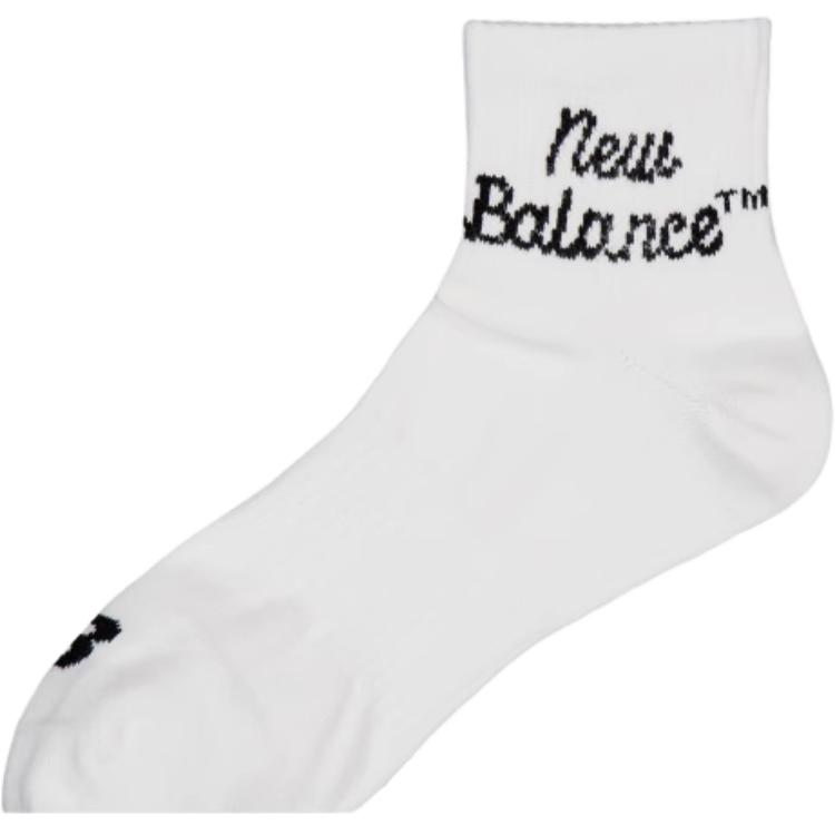 New Balance Ankle Socks Unisex 1 Pack White