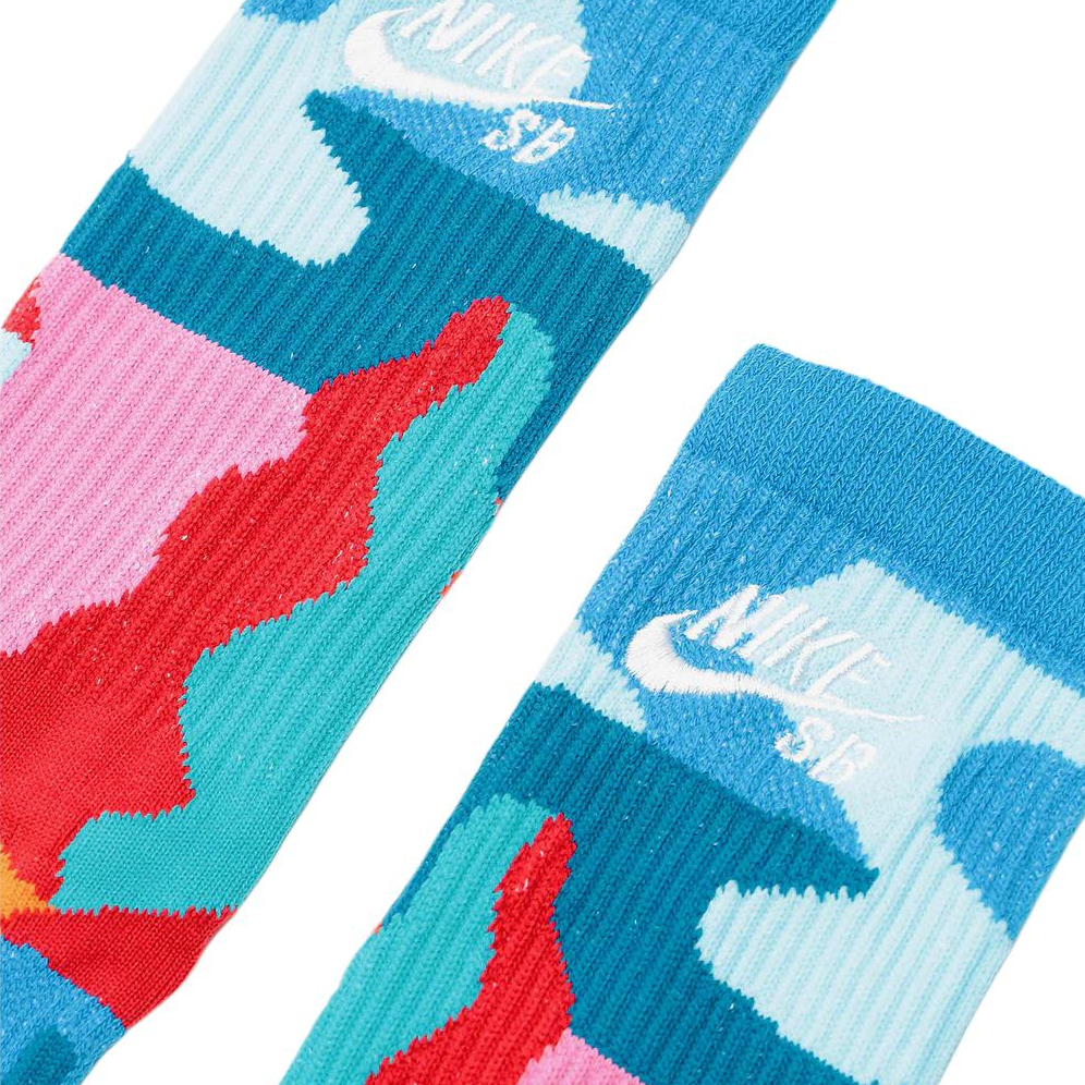 Nike Sb X Parra France Federation Kit Socks Neptune Blue/White