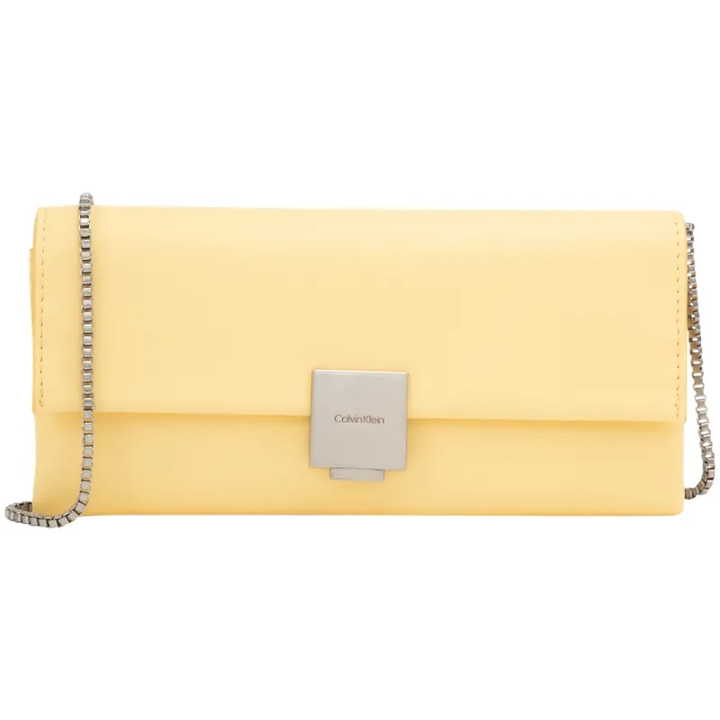 CALVIN KLEIN Synthetic Material Shoulder Bag Women's Light Dense Yellow
