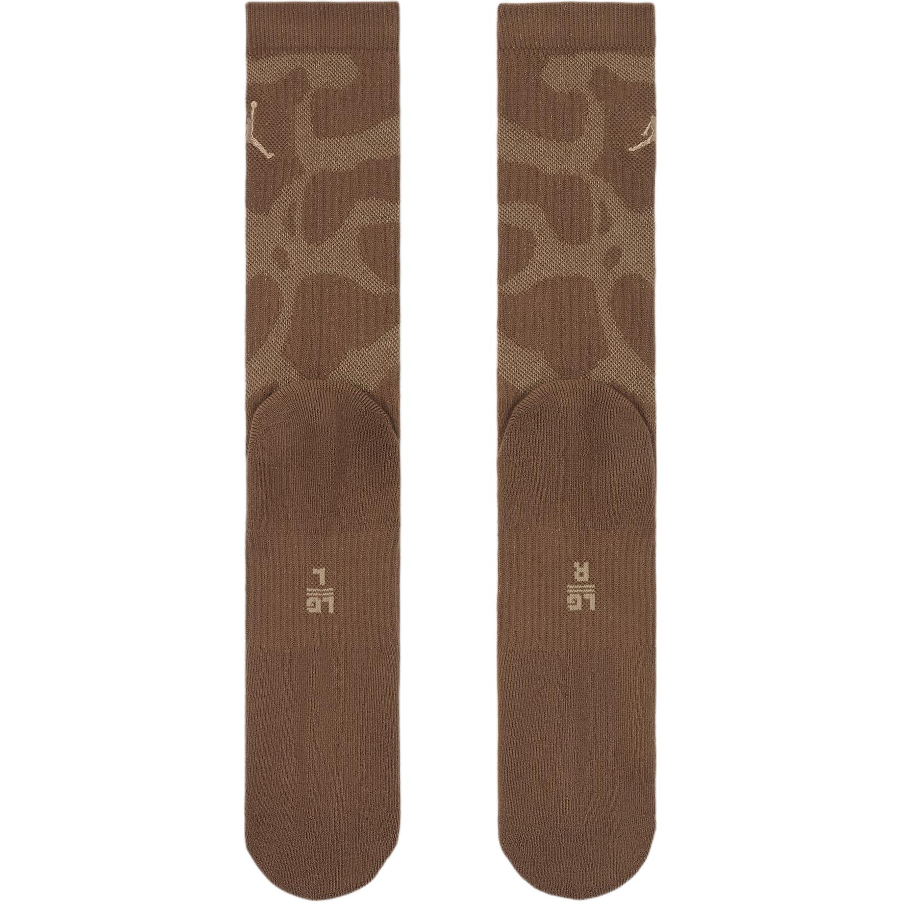 Jordan Everyday CushionedCrew Socks Crew Socks Unisex 1 Pack Brown