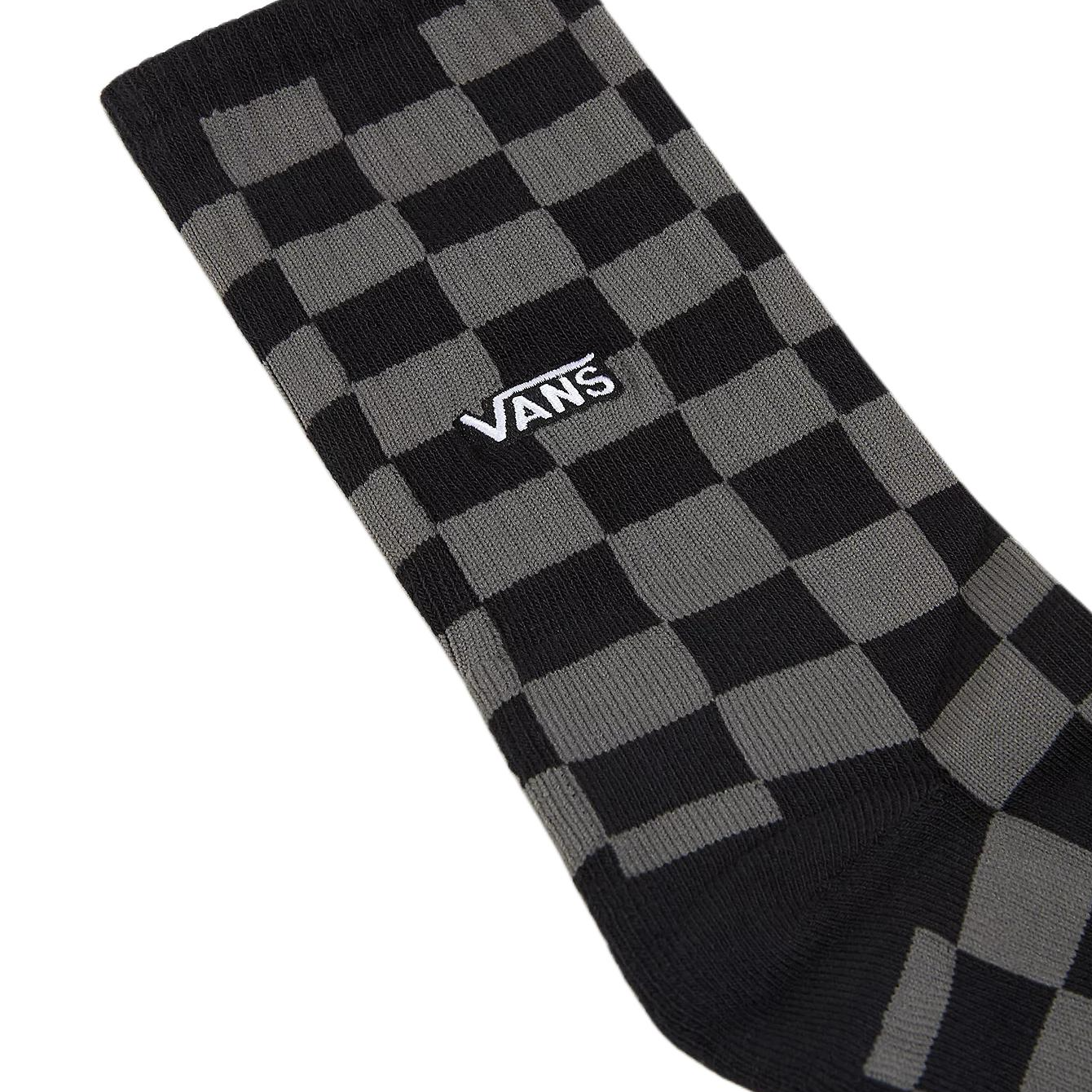 Vans Checkerboard Crew Socks 1 Pair Crew Socks Men’s 1 Pack Gray