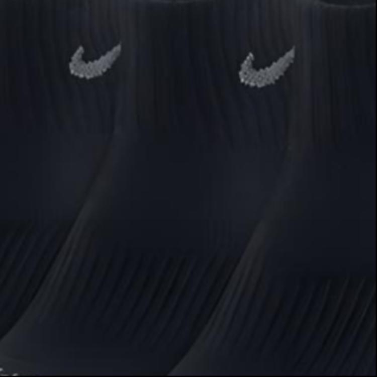Nike Crew Socks Unisex 3 Pack Black