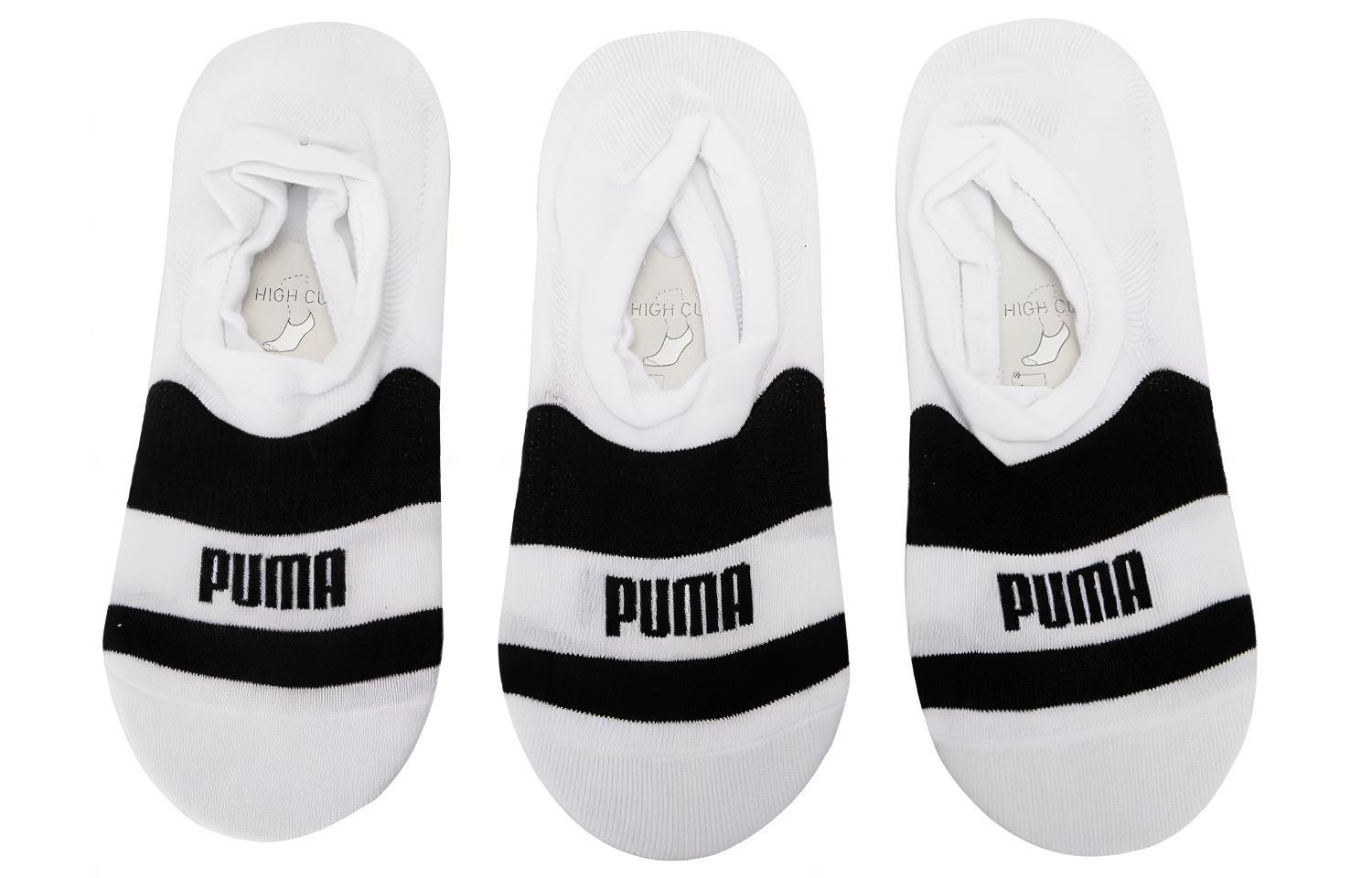 PUMA Ankle Socks Unisex 3 Pack White