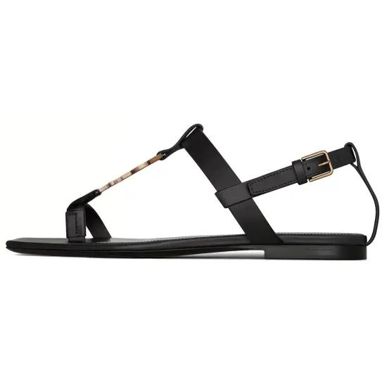SAINT LAURENT Cassandra Thong Sandals Women's
