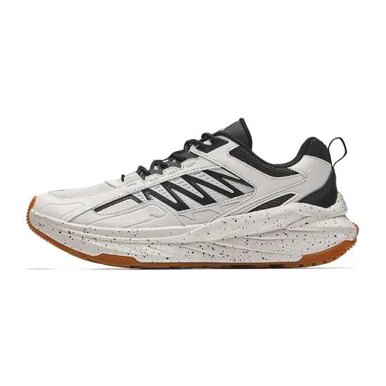 ANTA Running Collection Running Shoes Men Low-Top Light Silver Gray/Black