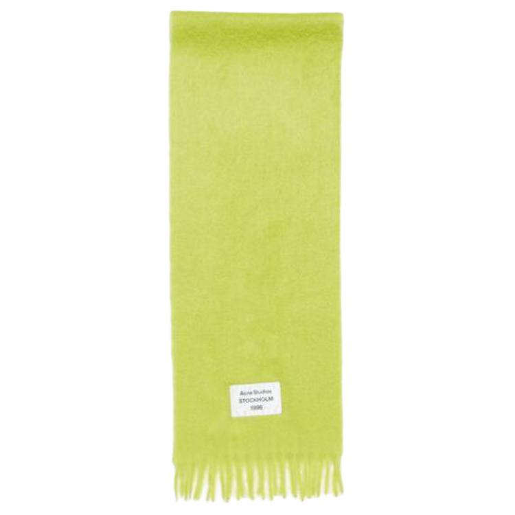 Шарф Acne Acne Studios (зеленый)