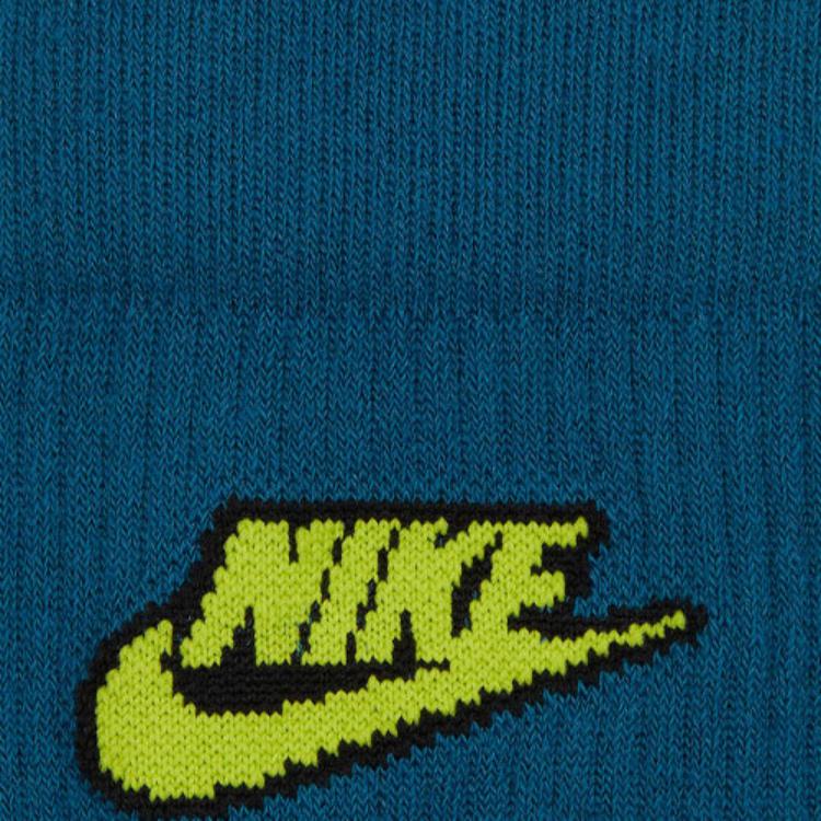 Nike Knee High Socks Unisex 2 Pack Blue/Green
