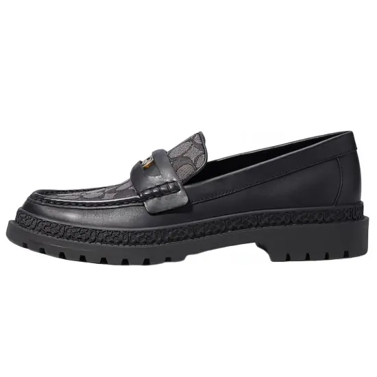 COACH Monogram Jacquard Loafers
