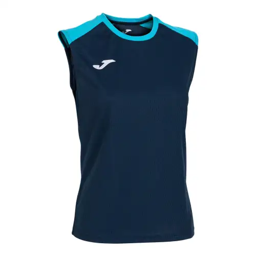 Comfortable fashionable soft volleyball navy fluorescence turquoise uniform