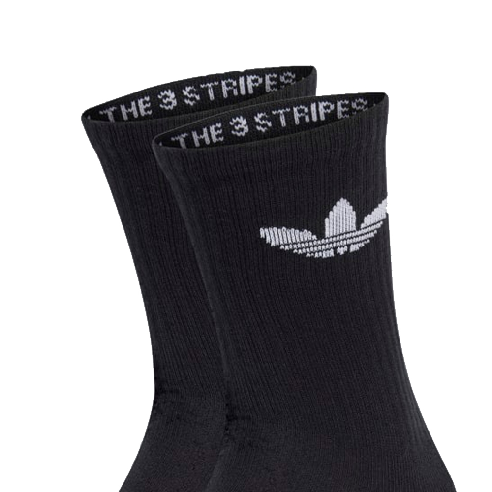 Adidas Originals Crew Socks Unisex 3 Pack Black