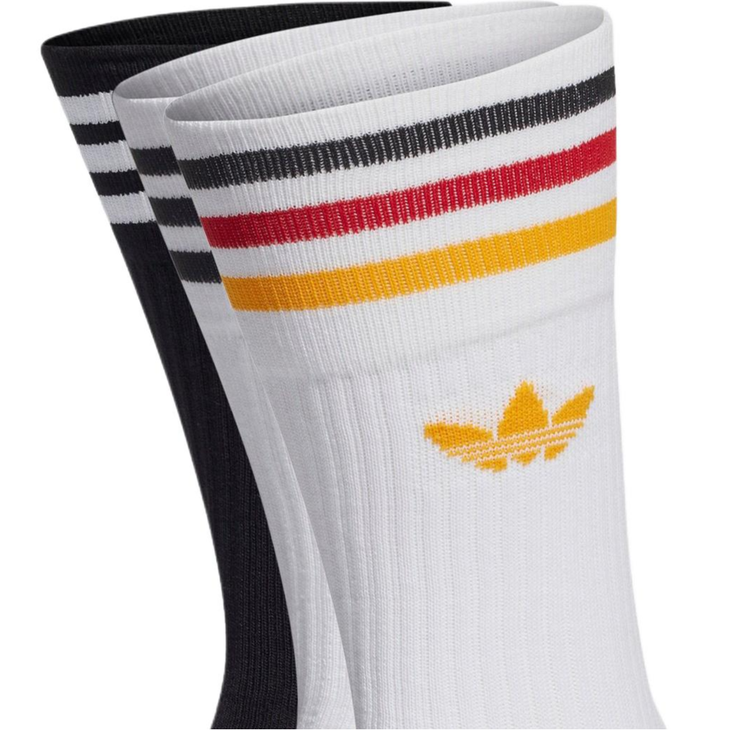 Adidas Originals Solid Crew Sock Crew Socks Unisex 3 Pack