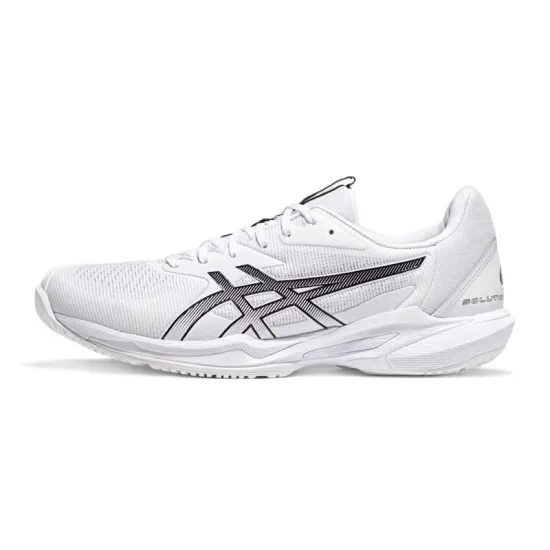 Asics Solution Speed FF 3 Tennis Shoes Men Low-Top White Black