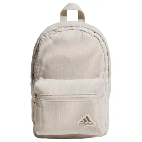 Adidas, foldable beige backpack with zipper