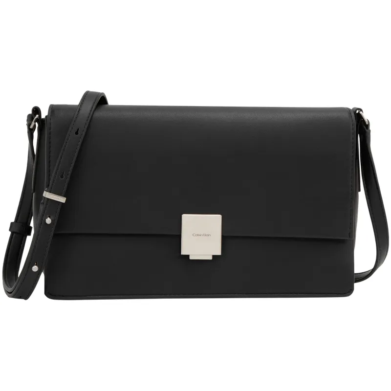 CALVIN KLEIN Synthetic Material Shoulder Bag Women's Space Black