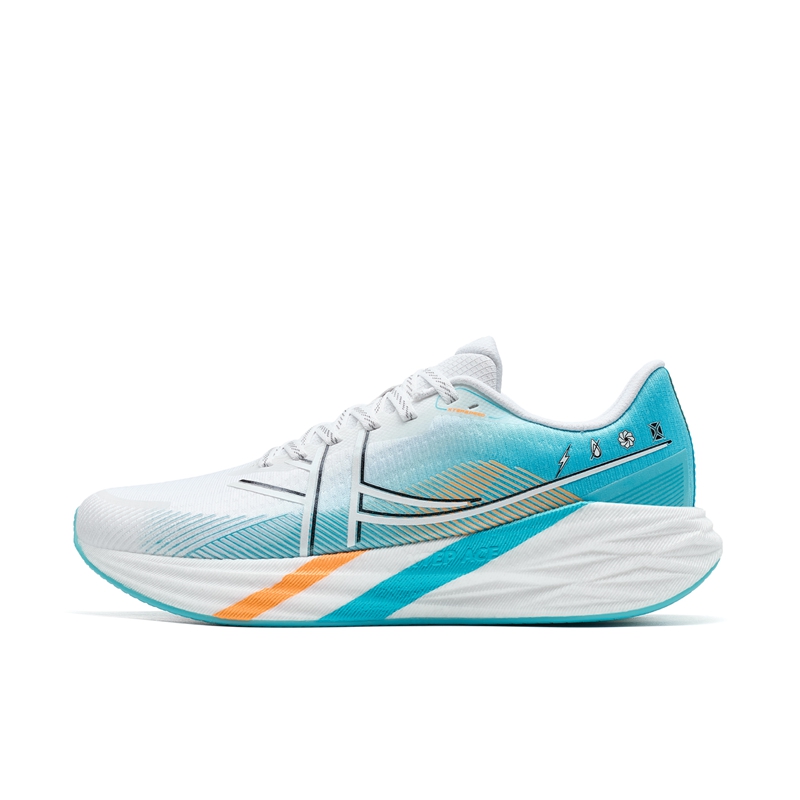 XTEP Xuan Speed 5.0 Cushioning, Wear Resistant Low top Running Shoes Women's White Blue