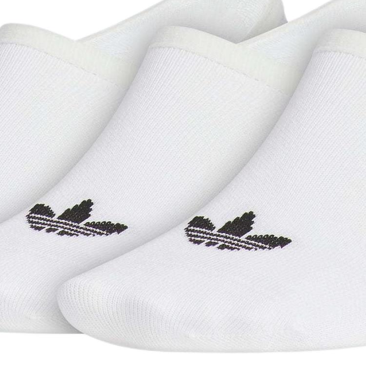 Adidas Originals No Show Socks Unisex 3 Pack White