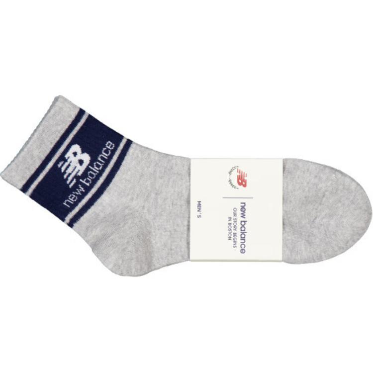 New Balance Ankle Socks Unisex 1 Pack Gray/Blue