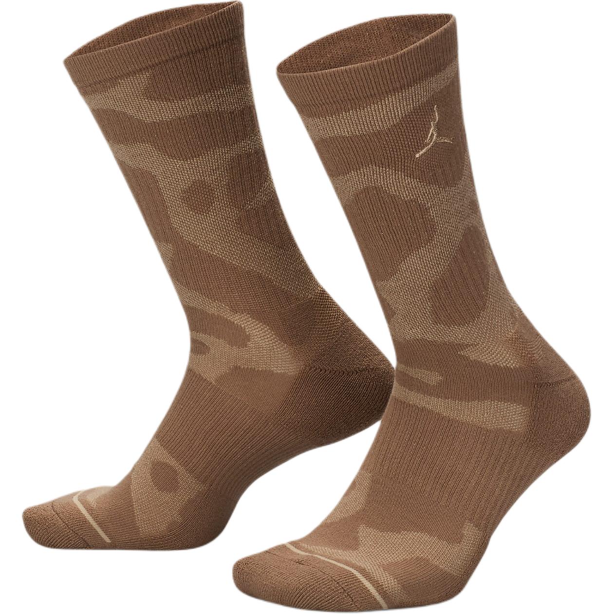 Jordan Everyday CushionedCrew Socks Crew Socks Unisex 1 Pack Brown