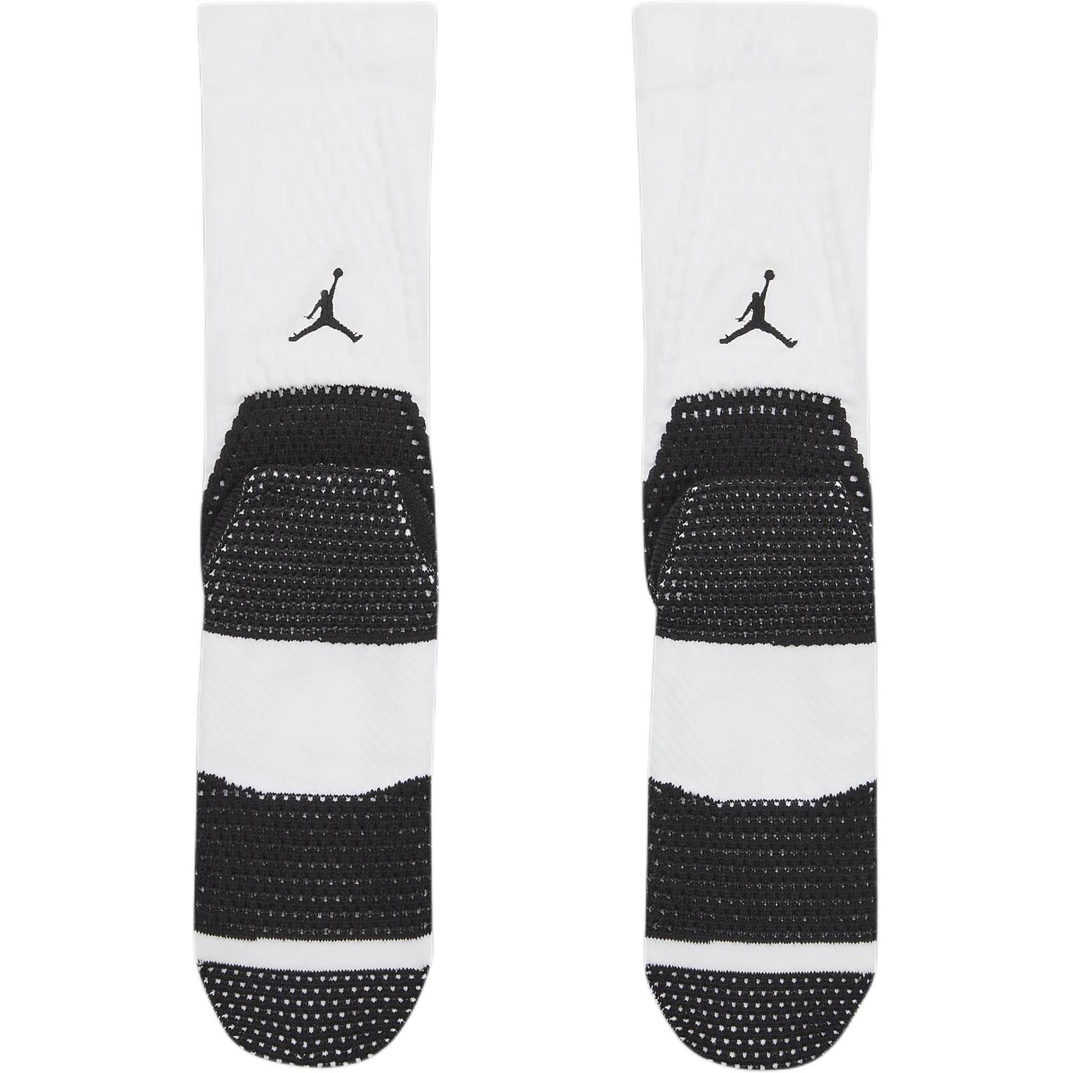 Jordan Crew Socks Men’s 1 Pack Black White
