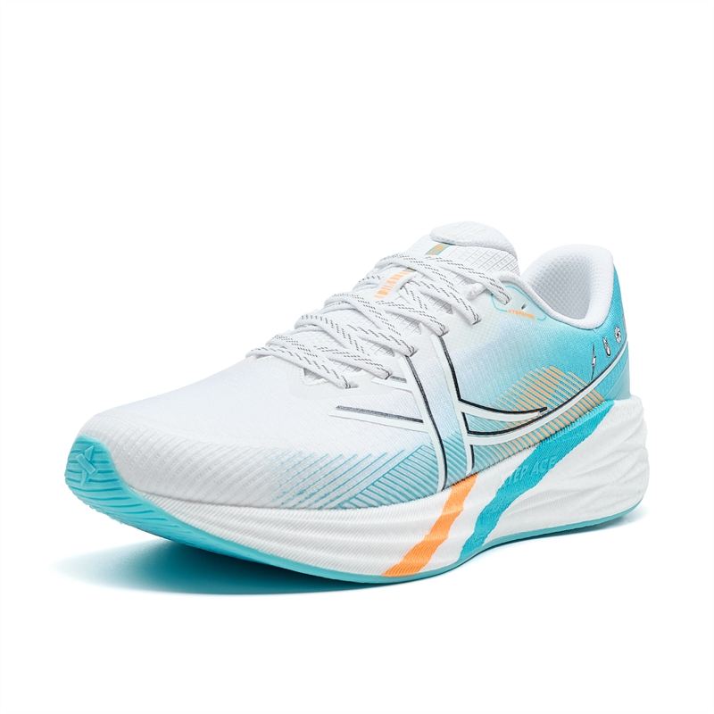 XTEP Xuan Speed 5.0 Cushioning, Wear Resistant Low top Running Shoes Women's White Blue