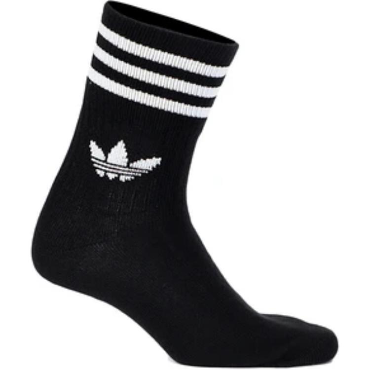 Adidas Crew Socks Men’s 3 Pack Black