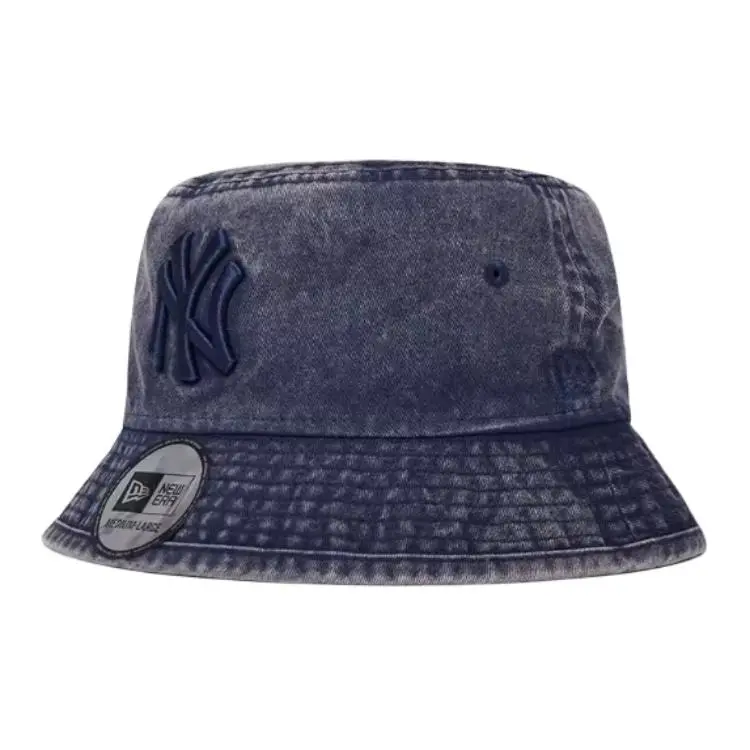 New Era Denim Bucket Hats Unisex Blue
