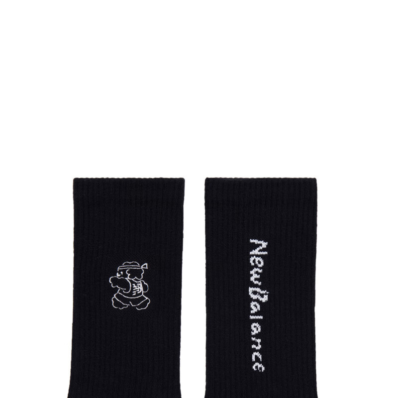 New Balance Attraction Lifestyle Illustration Collection Crew Socks Unisex 1 Pack Black