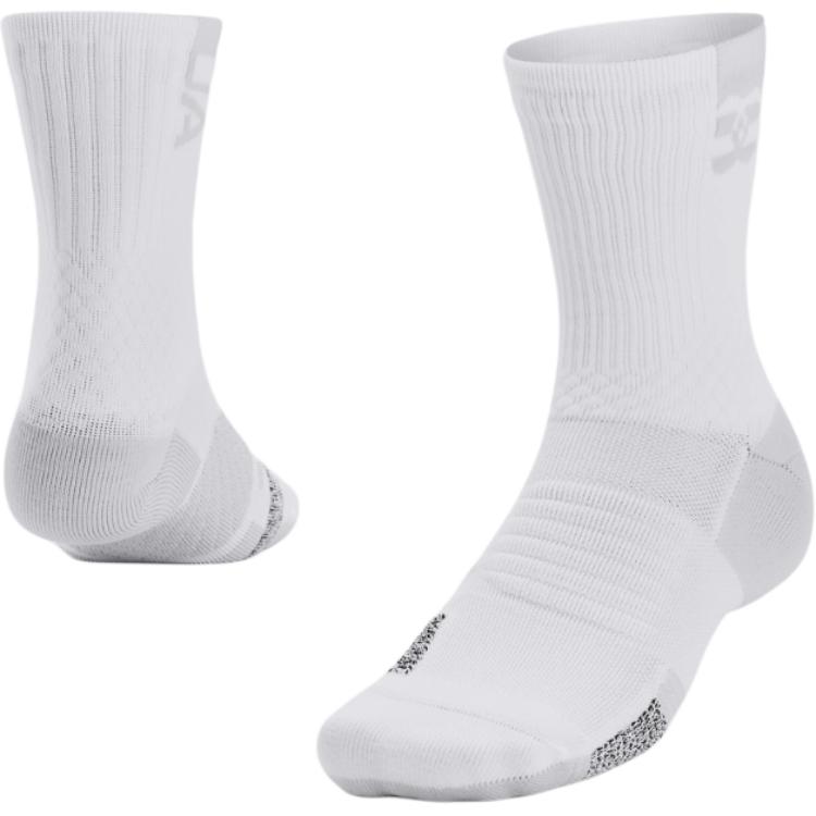 Under Armour Playmaker Crew Socks Unisex White
