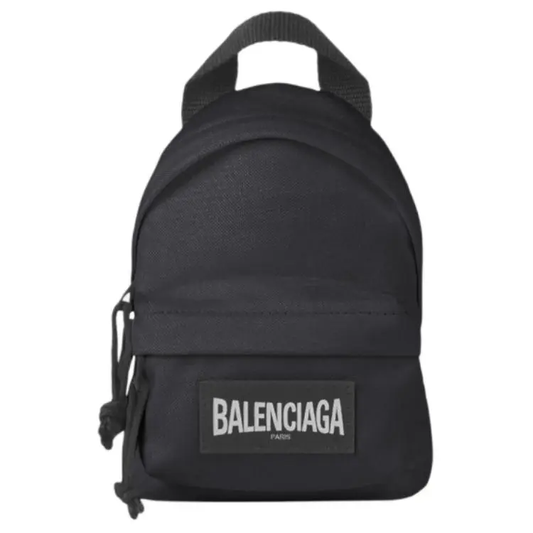Balenciaga Oversized Crossbody Backpack Mini Black