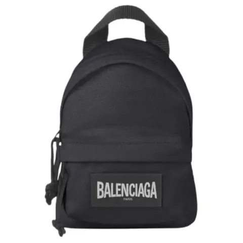 Balenciaga Oversized Crossbody Backpack Mini Black