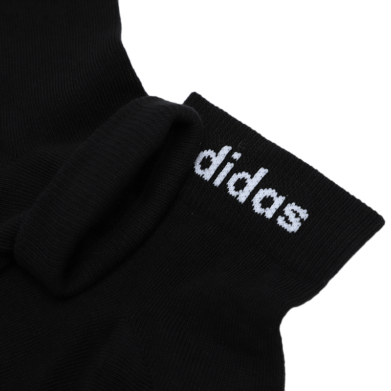 Adidas Neo Ankle Socks Unisex 3 Pack Black Couple’s