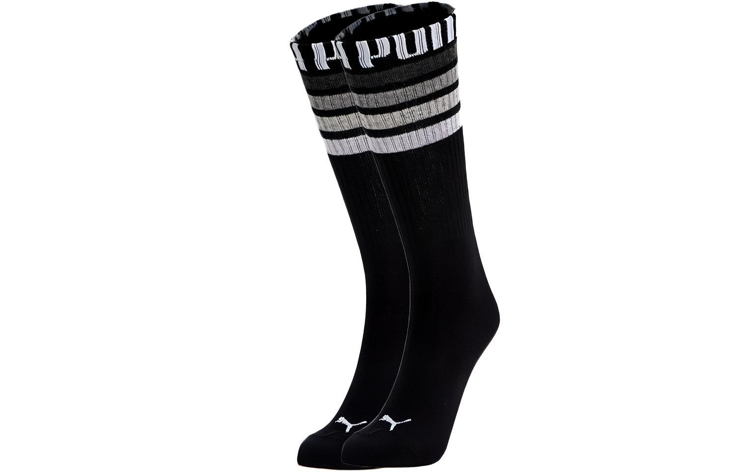 PUMA Mid-Calf Socks Unisex Black