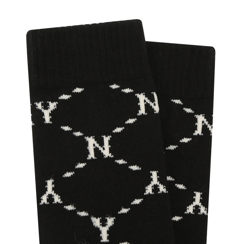 MLB Knee High Socks Unisex Black