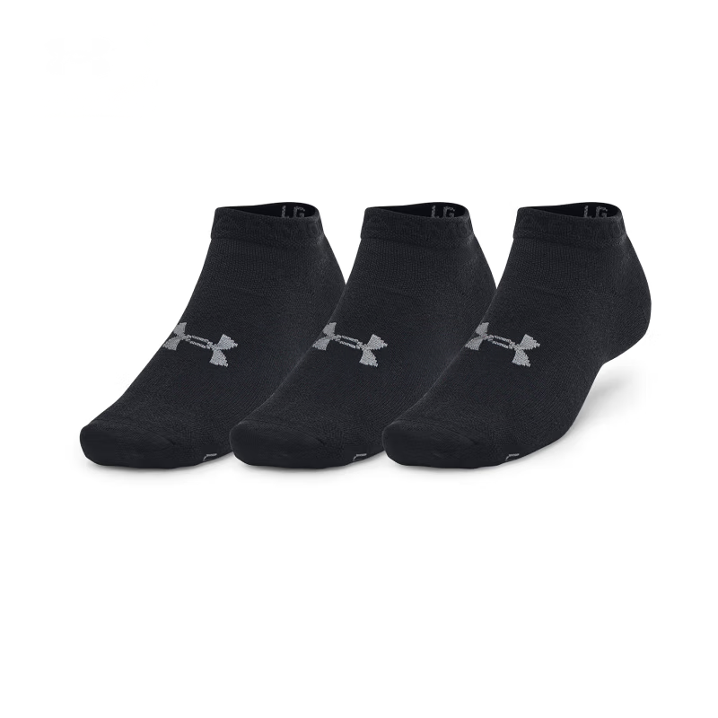 Under Armour Essential Ankle Socks Unisex 3 Pack Black