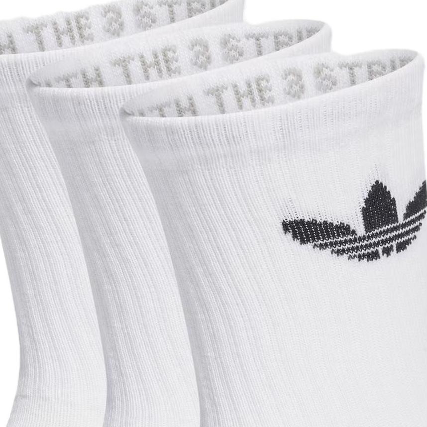 Adidas Originals Crew Socks Unisex 3 Pack White