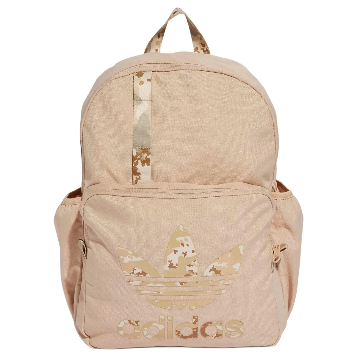 Adidas Originals Polyester Backpack Regular Unisex Iridescent Beige & Multicolor