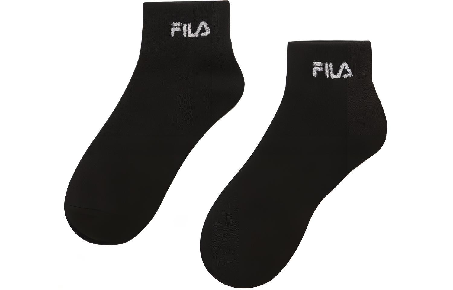 FILA Ankle Socks Unisex 3 Pack Black
