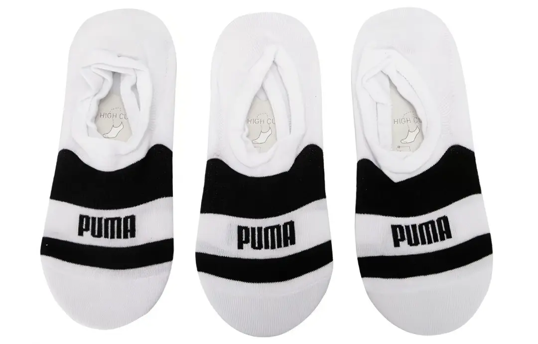 PUMA Ankle Socks Unisex 3 Pack White