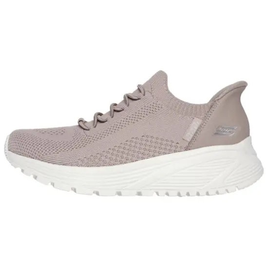 Skechers BOBS Sport Casual Shoes Women's Low-Top Taupe/White