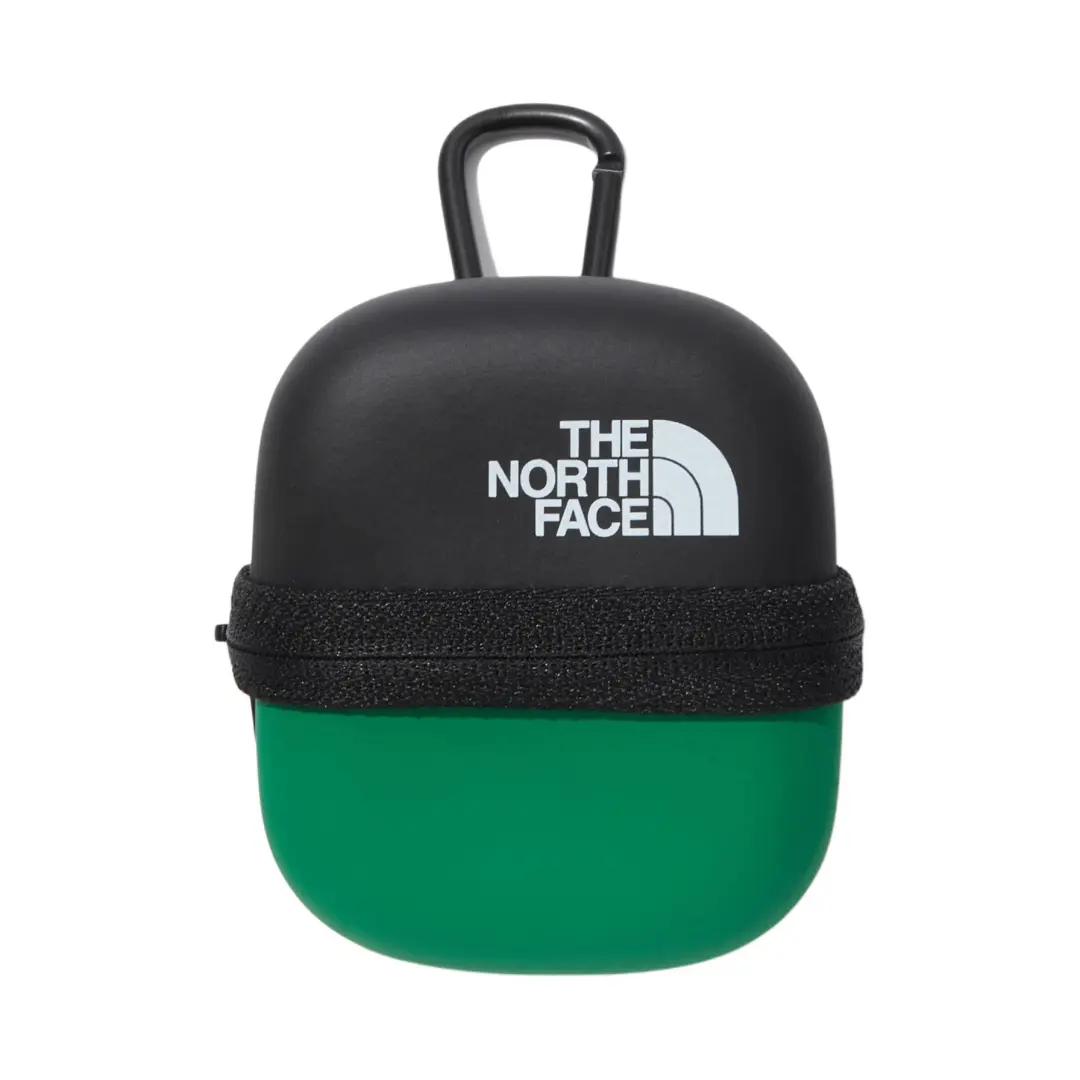 THE NORTH FACE Polyurethane Earphone Case Regular Unisex Green & Black