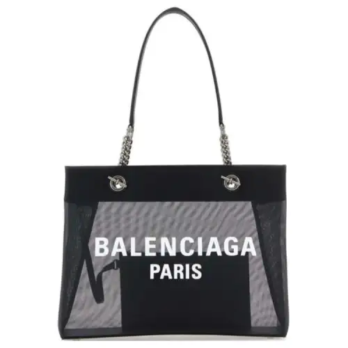 Balenciaga Logo Printed Medium Tote Bag