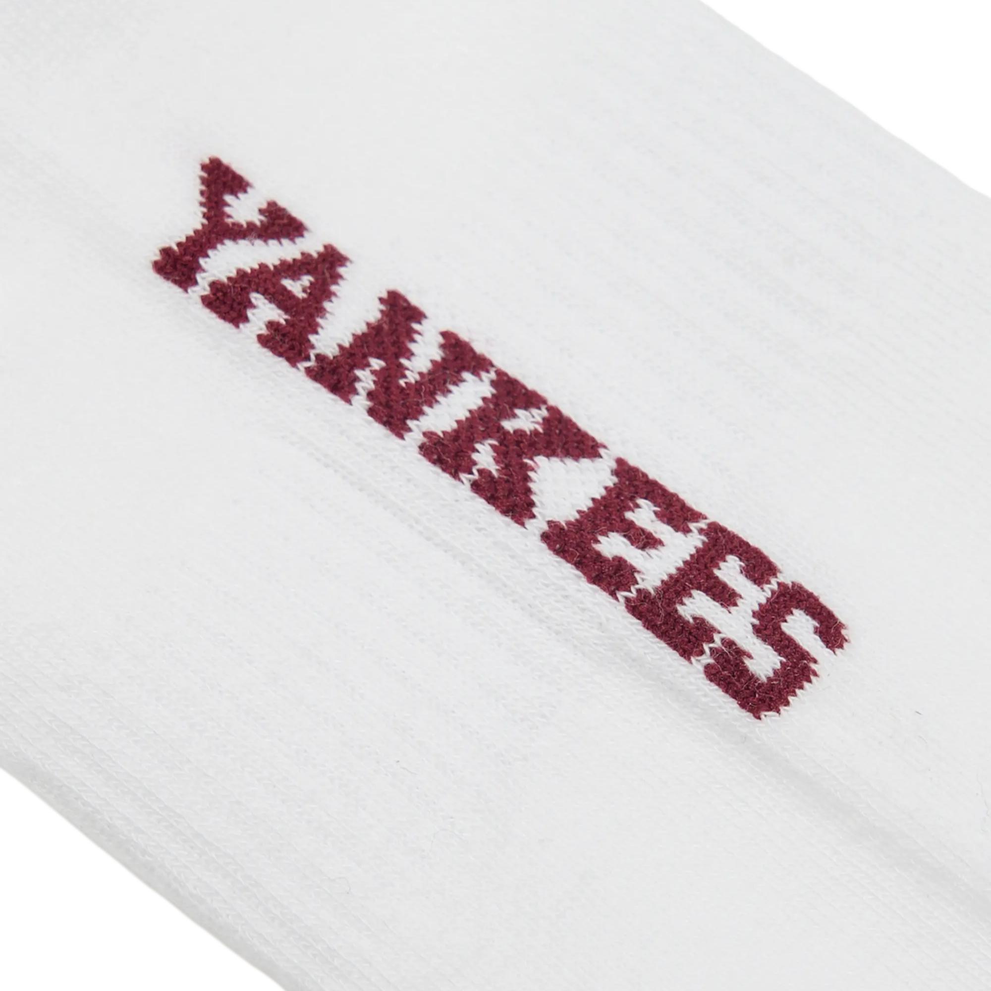MLB New York Yankees Crew Socks Unisex 1 Pack White