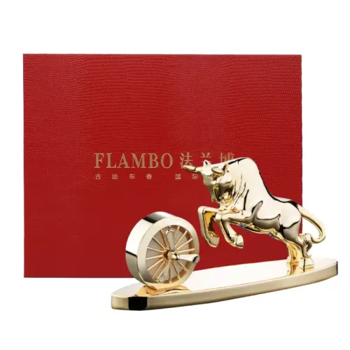 High-end fashionable perfumed perfume for auto solar-powered, universal aromatherapy, metal gift box