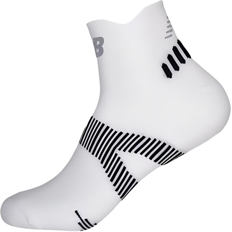 New Balance Ankle Socks Unisex 1 Pack White